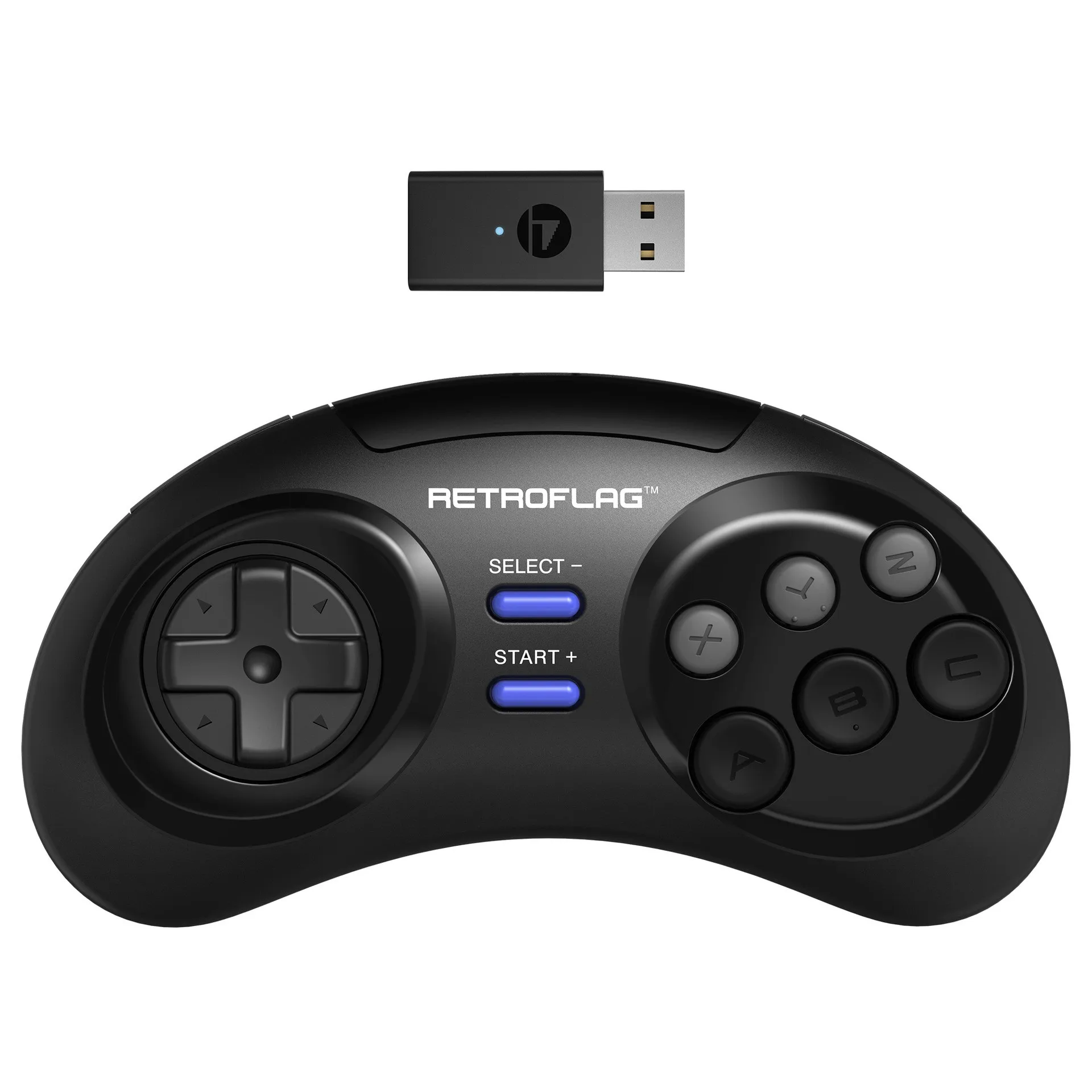 

Беспроводной игровой контроллер Retroflag Mini 2,4G для MD Mini 2 Nintendo Switch Windows PC Raspberry PI, джойстик, джойстик