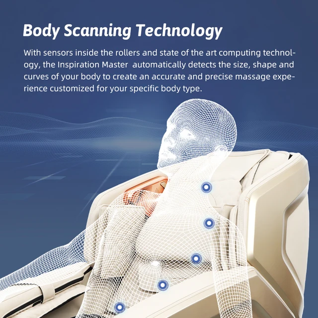 Alternative view of Luxury Modern Living Room Multifunctional Electric 3D Zero Gravity Massage Chair Single Comfortable Full Body Massage Chair