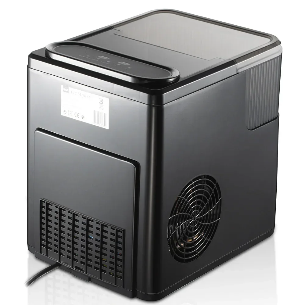 Portable Household Visual Automatic Small Ice Machine Countertop Self-Cleaning Bullet Refrigerator Quick Ice Making Machine