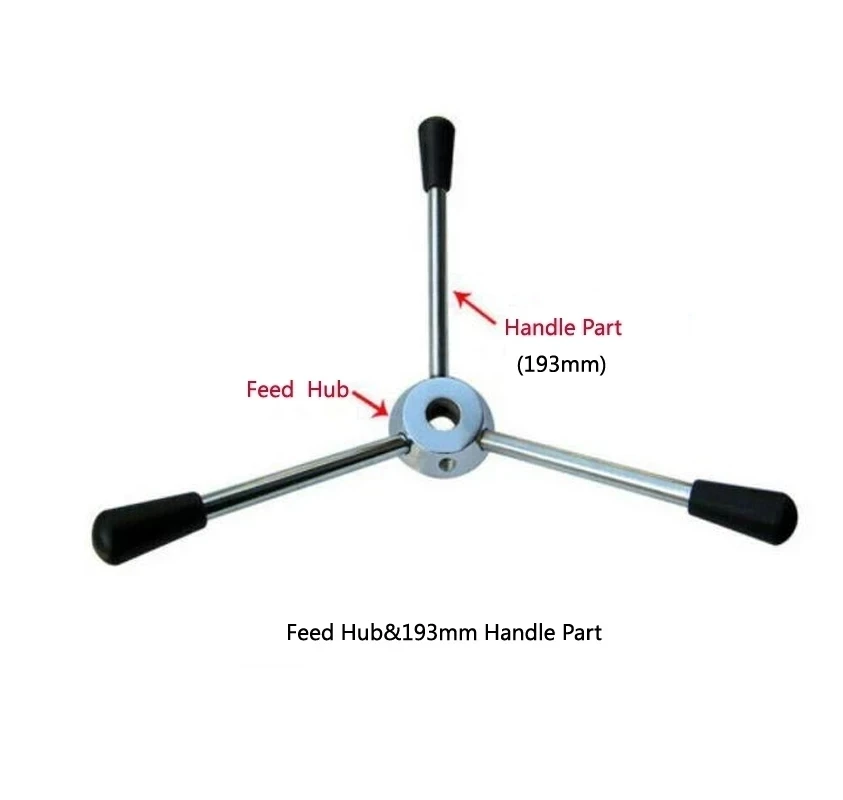 1Set Drill Press Machines Parts Feed Hub Wheel Z512-2 Z512B Z4116 Z4120 Z4125 Handle Seat And Handle Accessories New 3