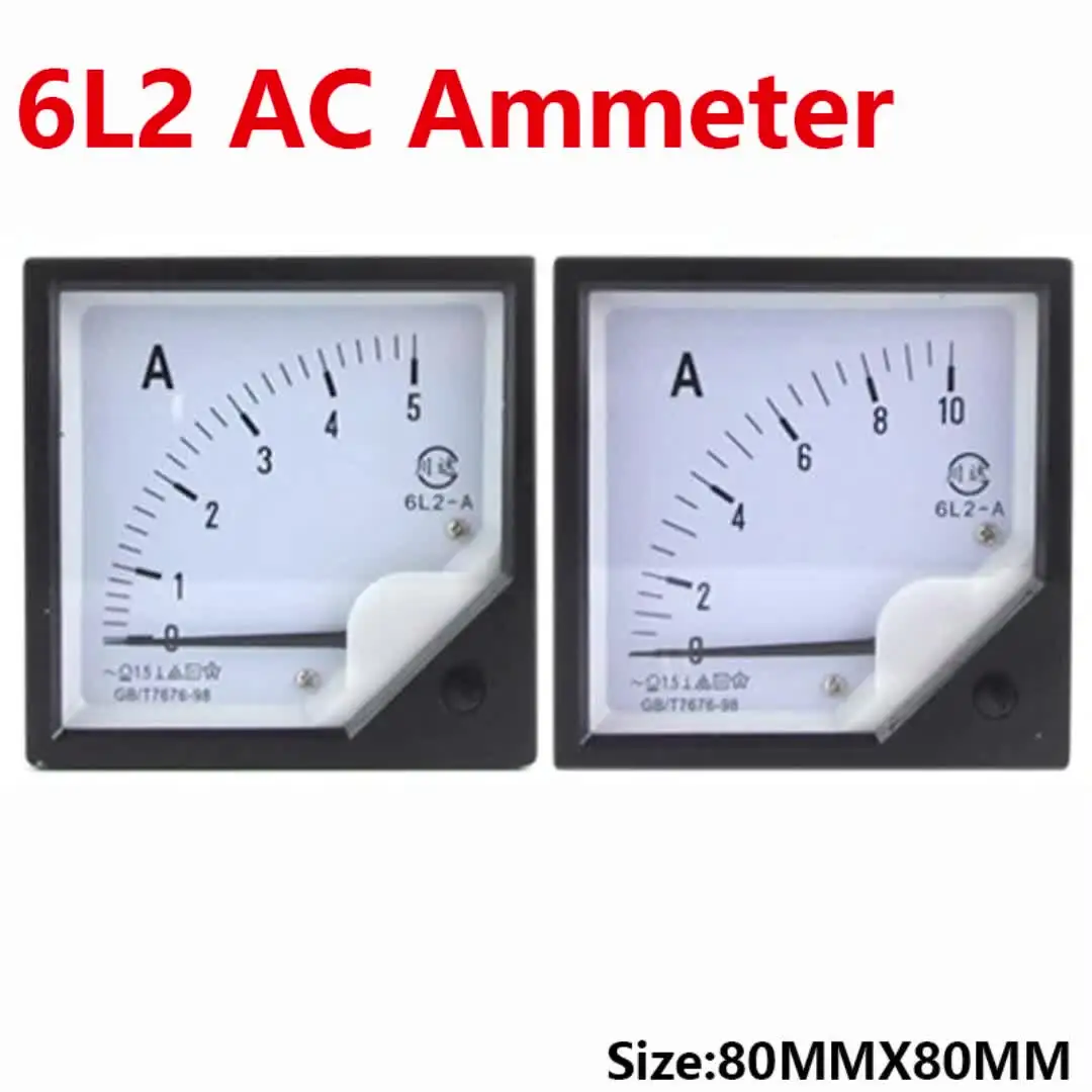 6L2-COS Power Factor Meter | Pointer Type | 380V/5A | Power Measurement Tool For Electrical Systems