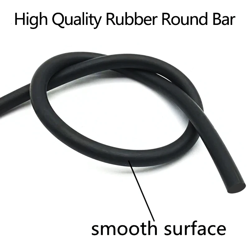 Solid Black NBR Sealing Strip Oil Resistance Nitrile Rubber Round Strip NBR 2/5/10M Dia 0.8 1 1.5 2 2.5 3 4 5 6mm