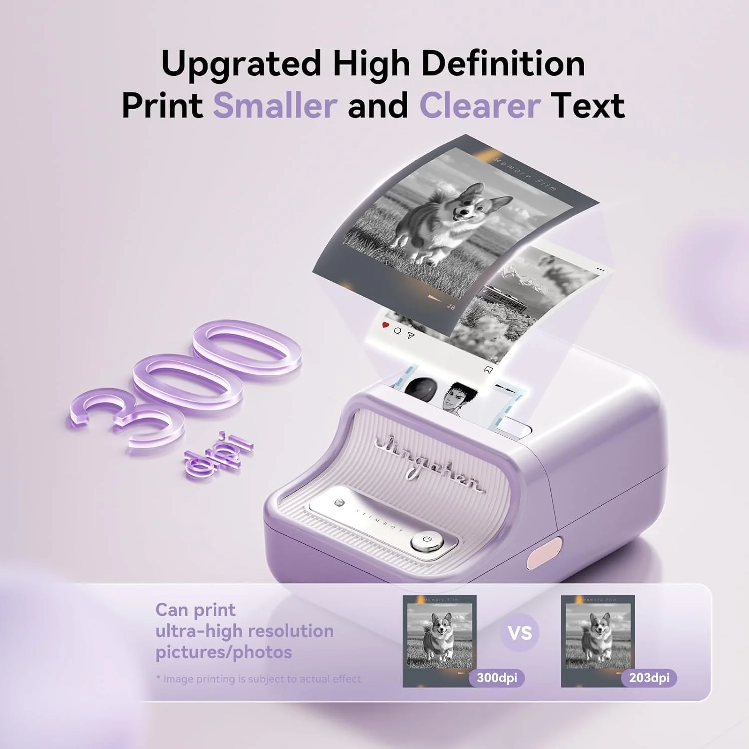 B21PRO 300dpi New NiiMbot B21 Mini Thermal Printer Wireless Barcode Label Maker Bluetooth Portable Adhesive for Office Home Use