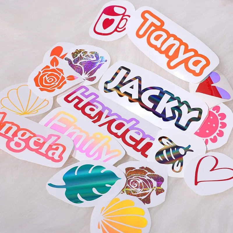 Custom Sticker Vinyl Sheets - Permanent Adhesive