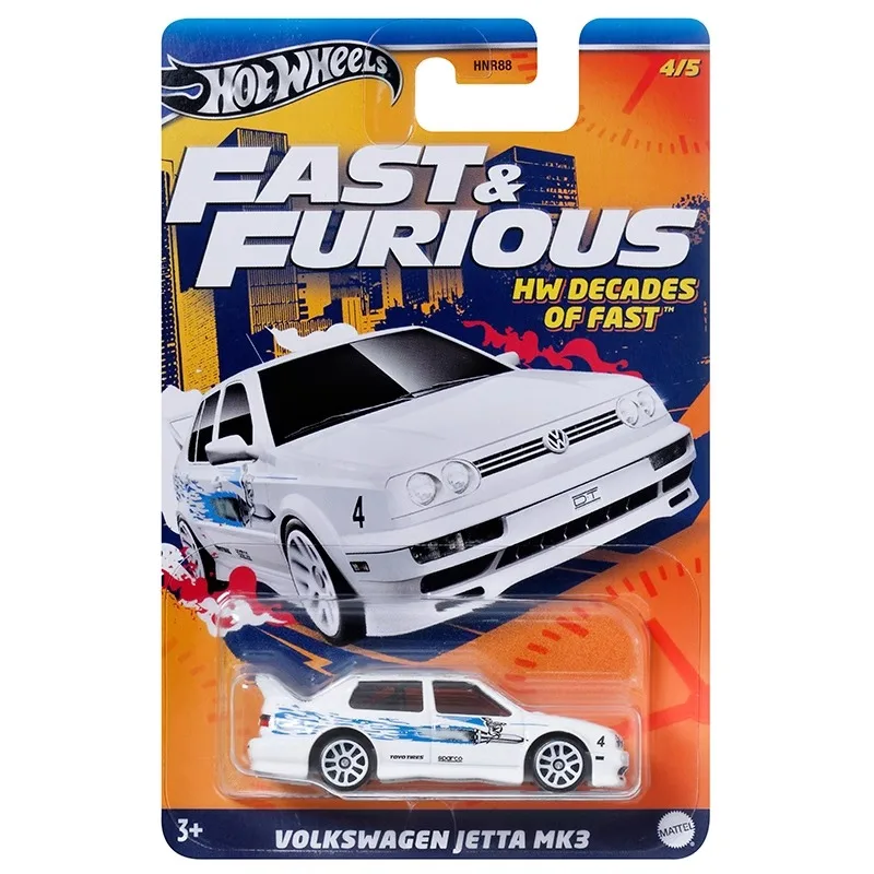 Mattel-Voiture Volkswagen Fast and Furious, Hot Wheels, Diecast HW, Decades of Fast, Original Vehicle Toys for Boys, Birthday Gift, 1/64