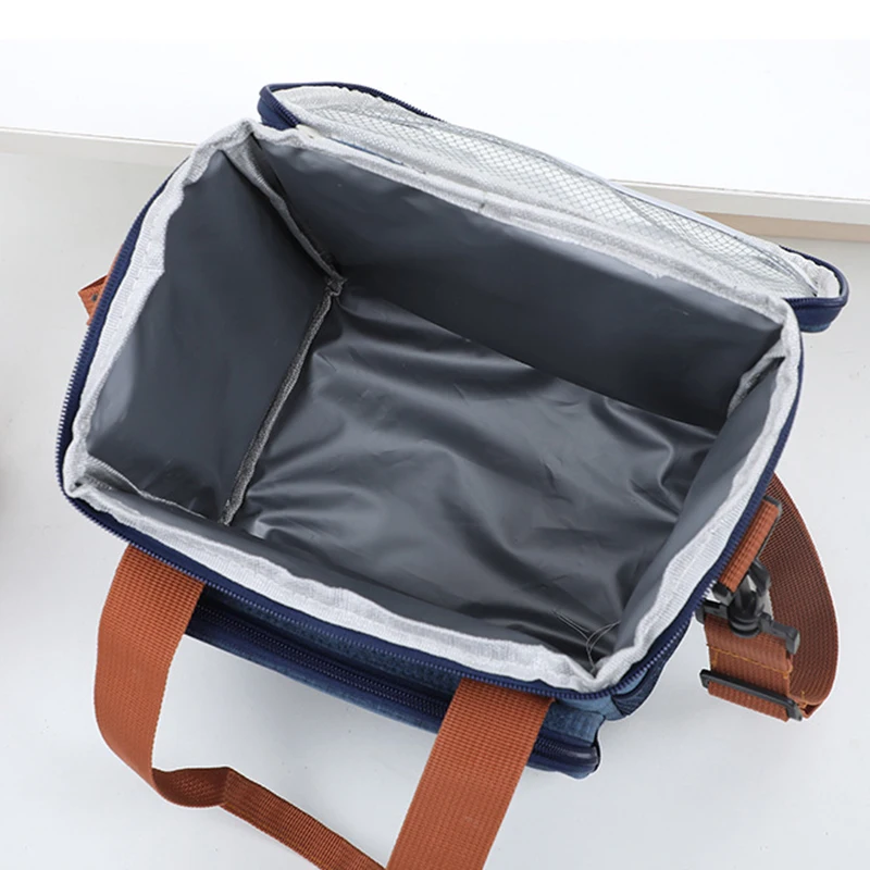 Insulated Lunch Bag Large Lunch Bags For Kids Women Men Reusable Lunch Bag With Adjustable Shoulder Strap Work School Bento Bag 3