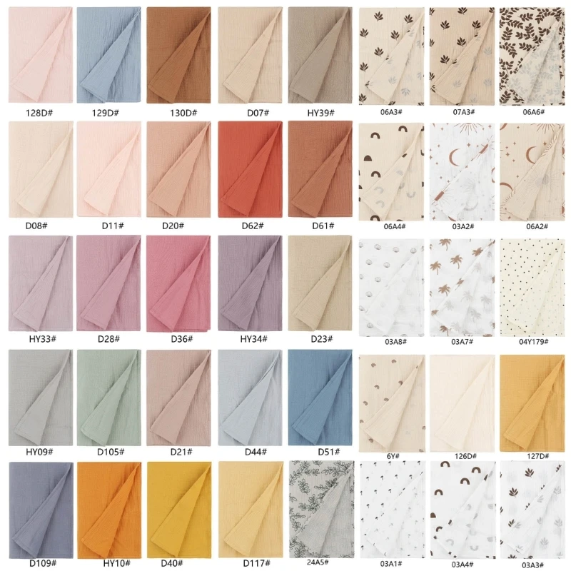 

F62D Multi-Use Baby Blanket Bath Towel Newborn Muslin-Blanket Soft Quilt Crib Bedding