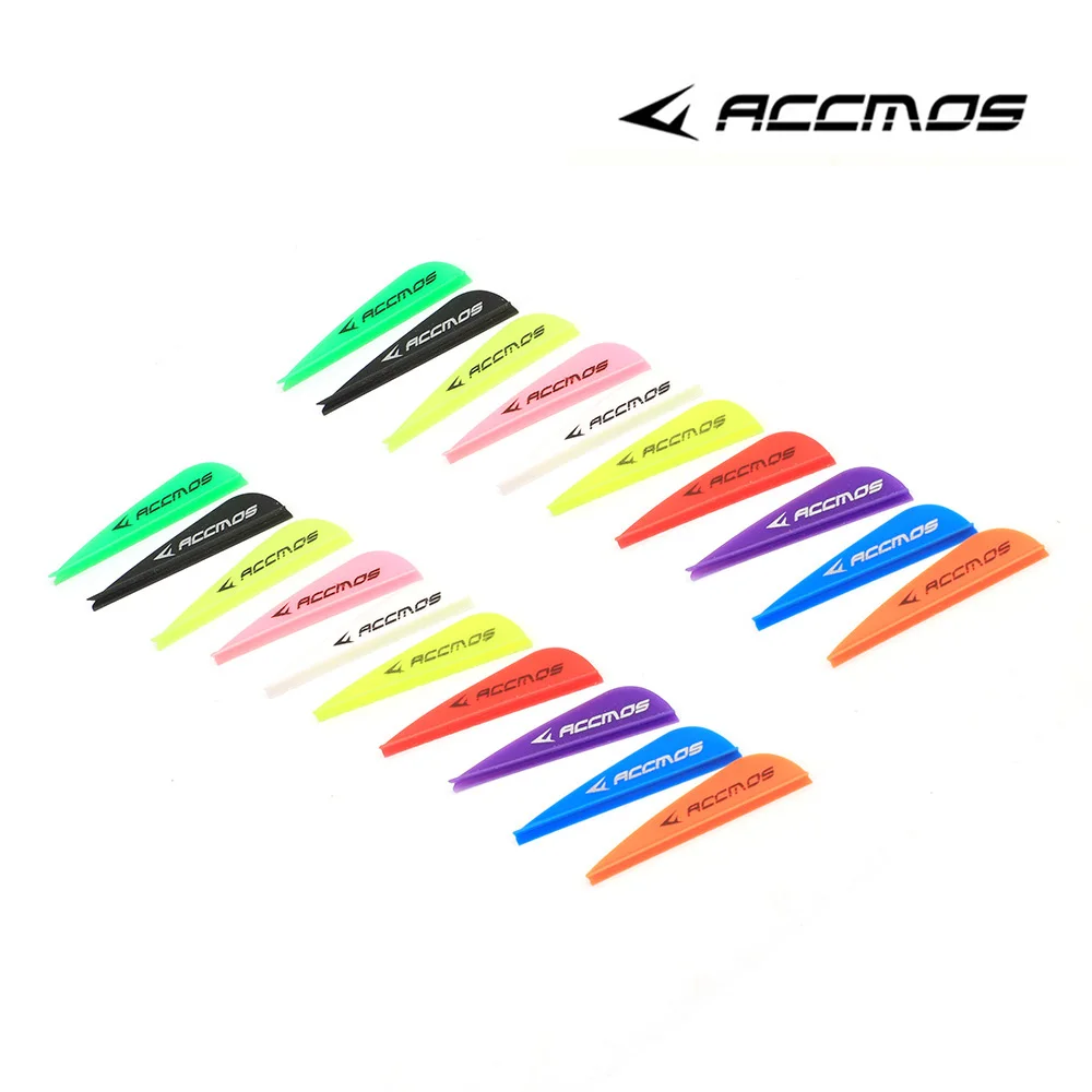 

60pcs Arrow Feather 1.75 inch Plastic Vanes Plumage For Arrow Archery DIY Fletching Arrow Hunting Shooting Accessories