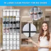 35-Pocket Extra-Large Over-the-Door Storage Organizer with 4 Sturdy Metal Hooks, Durable Fabric Hanging Bag for Crafts 3