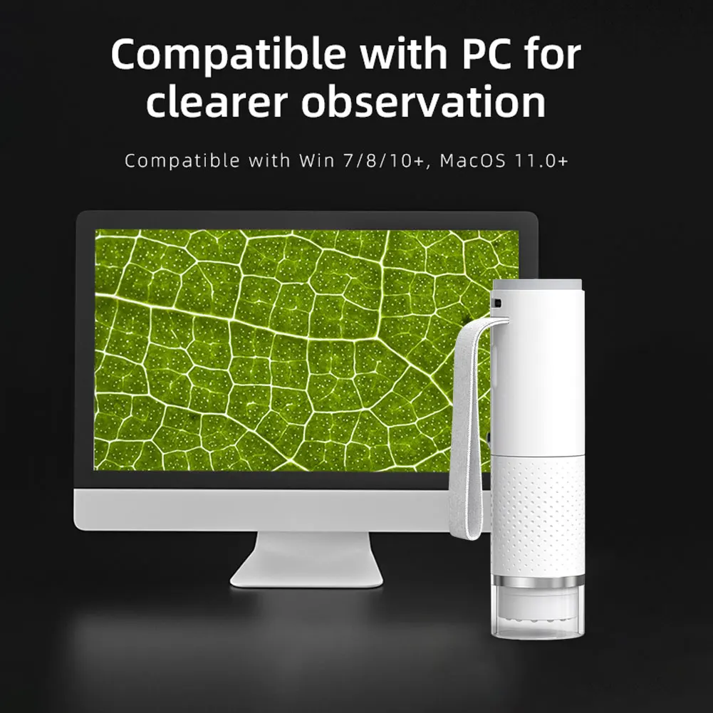 Portable WiFi Digital Microscope 50X-1000X 2MP USB Wireless Electronic Microscopes for Android iOS PC Zoom Camera Magnifier