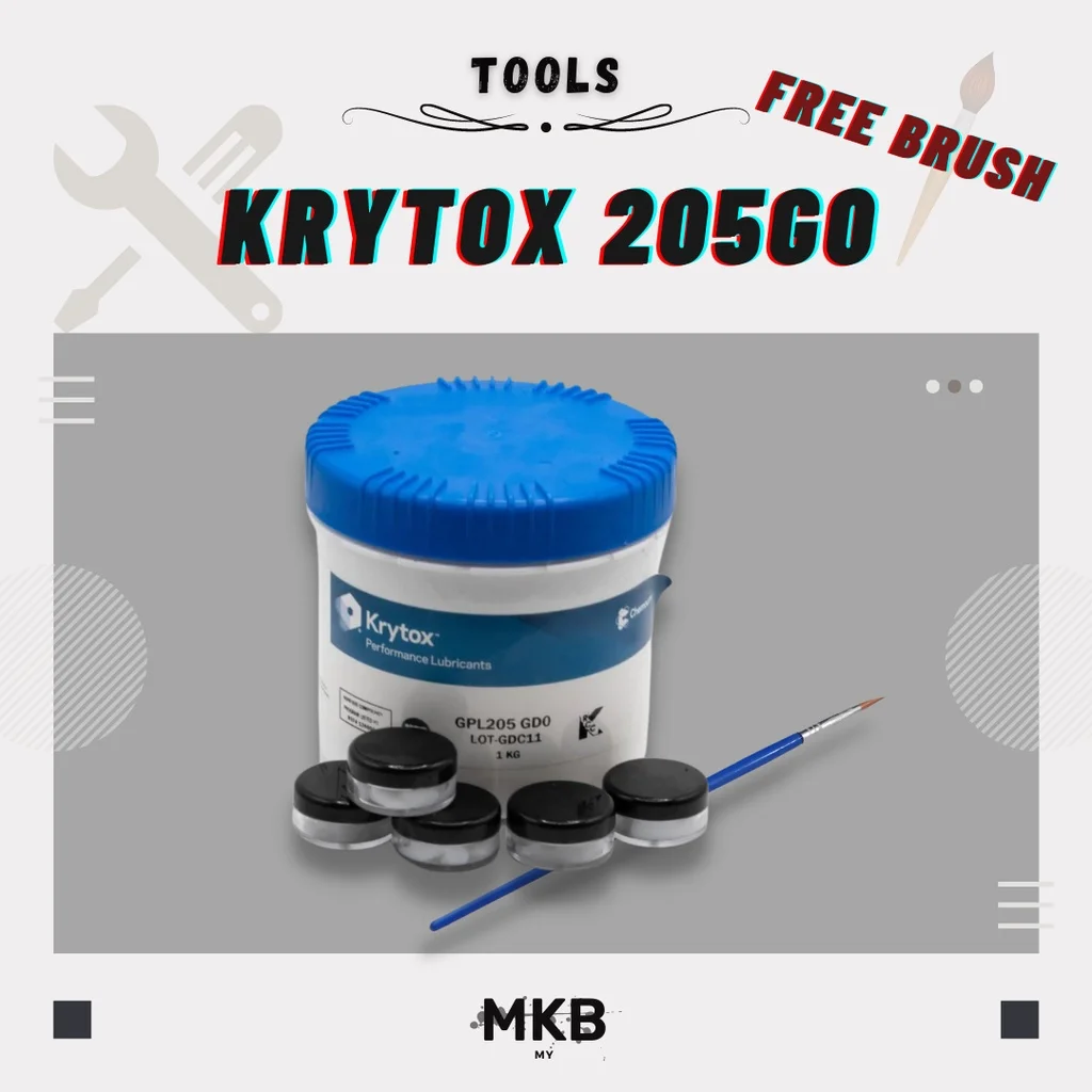 [Pronto Stock] Krytox Gpl205G0 Lubrificante 10G Per Interruttori Meccanici E Spazzola Meccanica Senza Tastiera