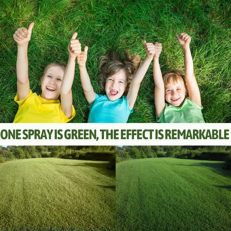 Green Grass Spray Long Lasting Green Lawn Dye Repair Grass Paint for Outdoor Playground Refresh Lawn Spray