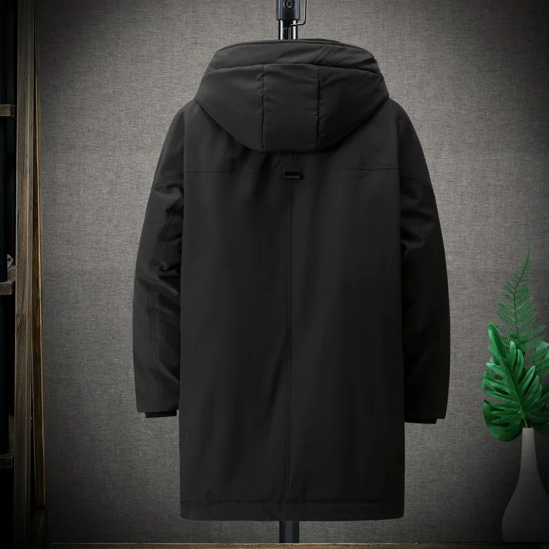 ZOZOWANG New Loose Winter Jacket Men Thicken Warm Cotton-Padded Jackets Men's Hooded Windbreaker Parkas 10XL Male's Clothes Coat