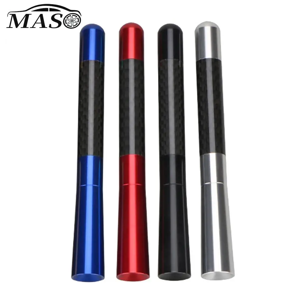 

1PCS Aluminum Car Antenna Mast Carbon Fiber for BMW for Ford Focus for Citroen for Toyota for Dodge Car Antenna Car Styling
