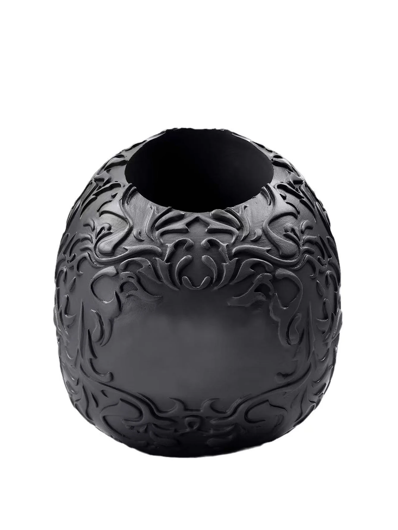 1Pc Halloween Skull Resin Eyebrow Brush Holder Suitable for Indoor and Outdoor Use Pen Holder Storage Decorative Crafts skull brush holder
