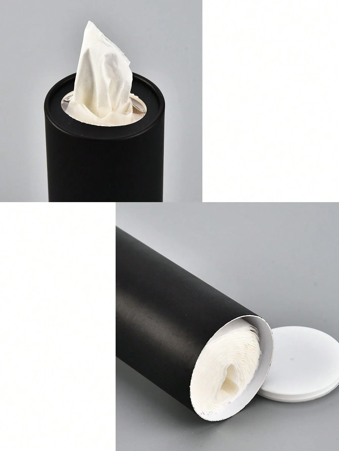 1pc Car Tissues Box Holder，Creative Design Travel Tissue Tubes Box Container，for Car Tissues Cylinder，Bathroom, Kitchen 5