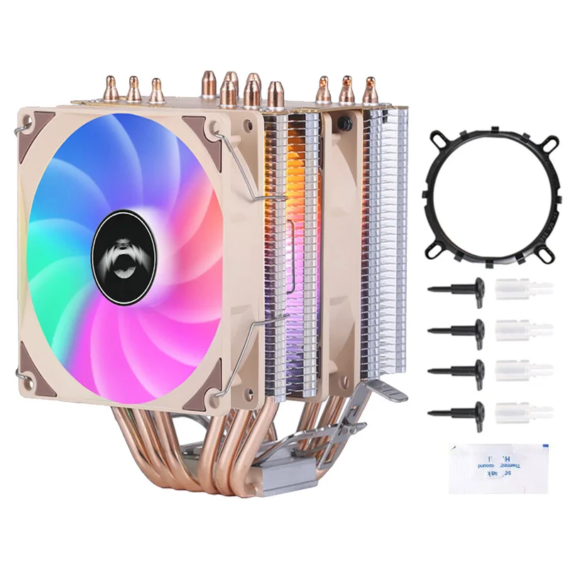 Processore Del Computer Efficiente Ventola Di Raffreddamento Della Cpu Twin Towers 6 Tubo Di Calore Adatto Per L'Installazione Di Lga775 115X1200 1700