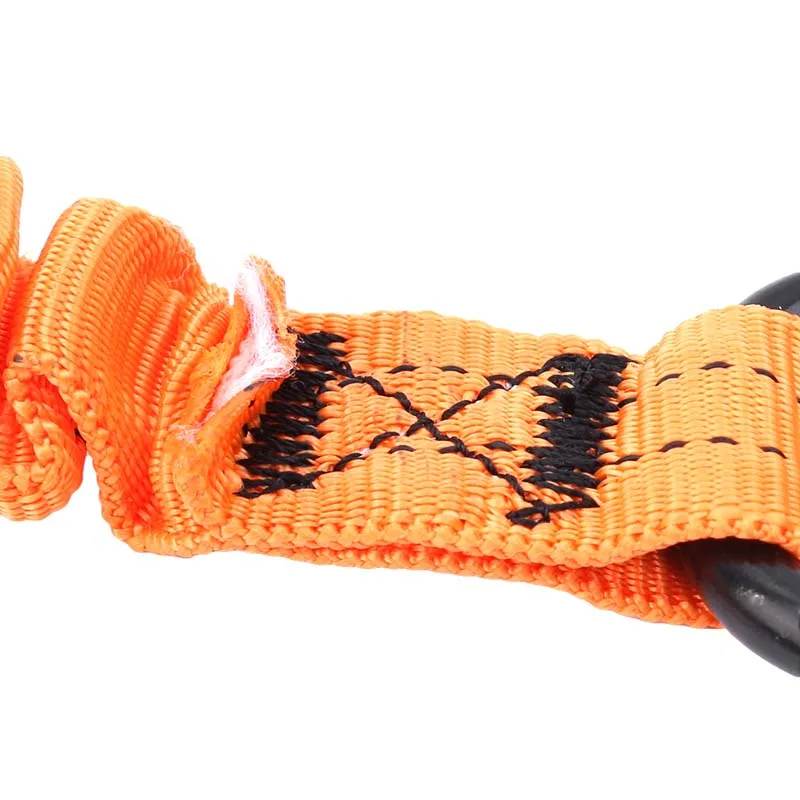 Safety Bungee Tether Tool Lanyard With Carabiner Hook