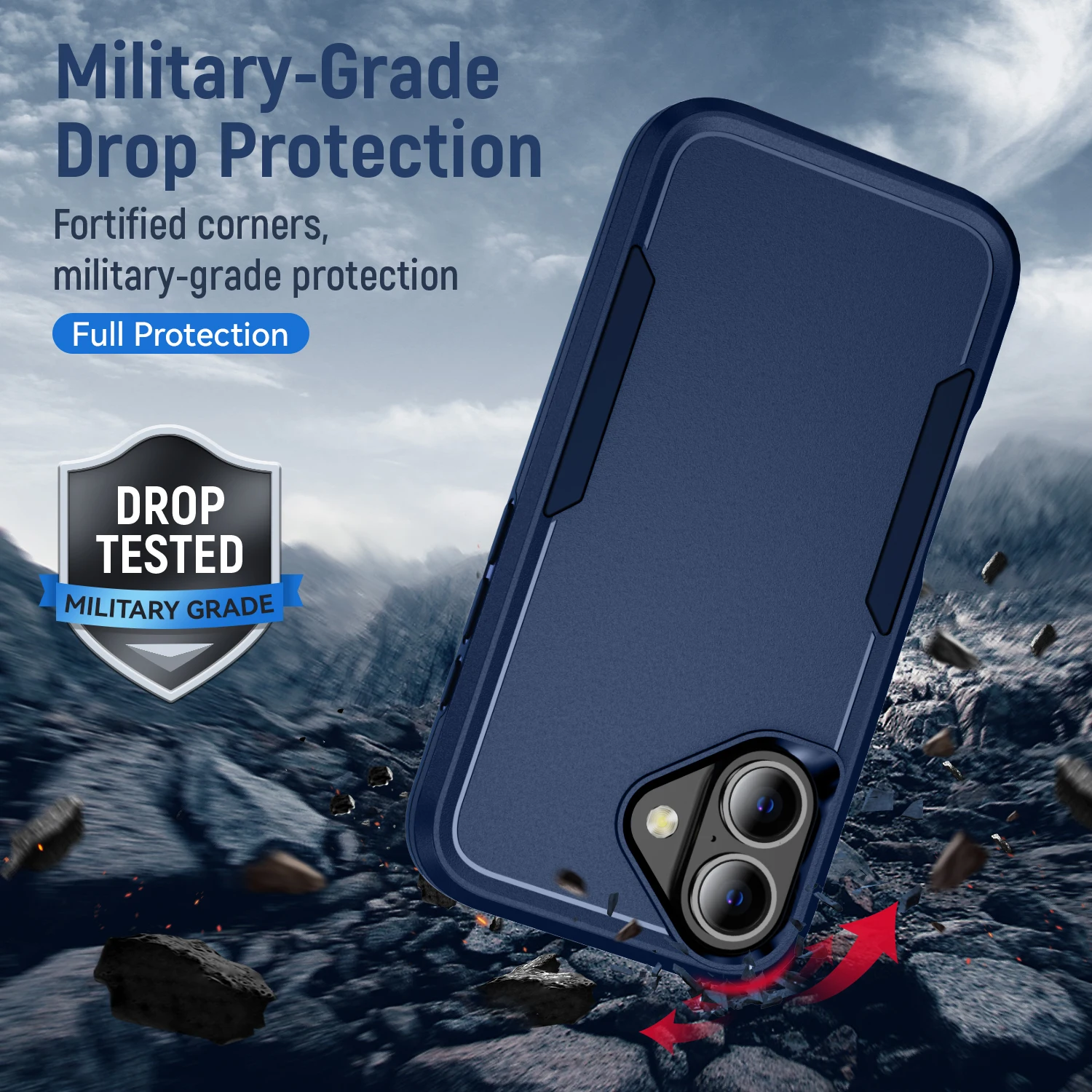 Military Grade Shockproof Armor Case