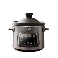 220V Electric Stewing Cooker Purple Clay Pot Automatic 4L 5L Household Slow Stewer Multi Cooker Electric Clay Pot Soup 2