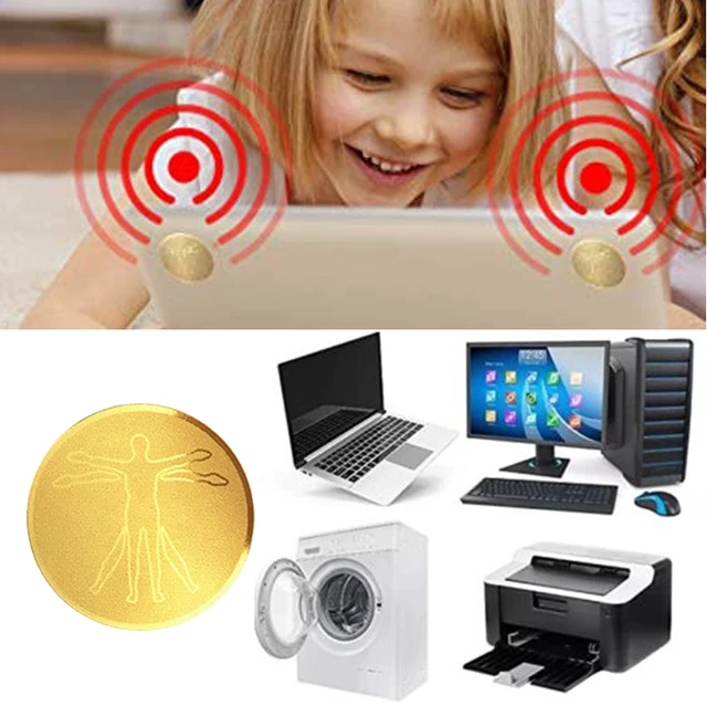 Autocollant Shungite En Forme De Cœur | Protection Ondes électromagnétiques | Pour Téléphone, Tablette, PC