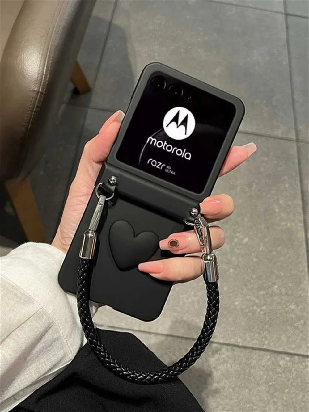 Korean Luxury Love Bracelet Hinge Phone Case Cover