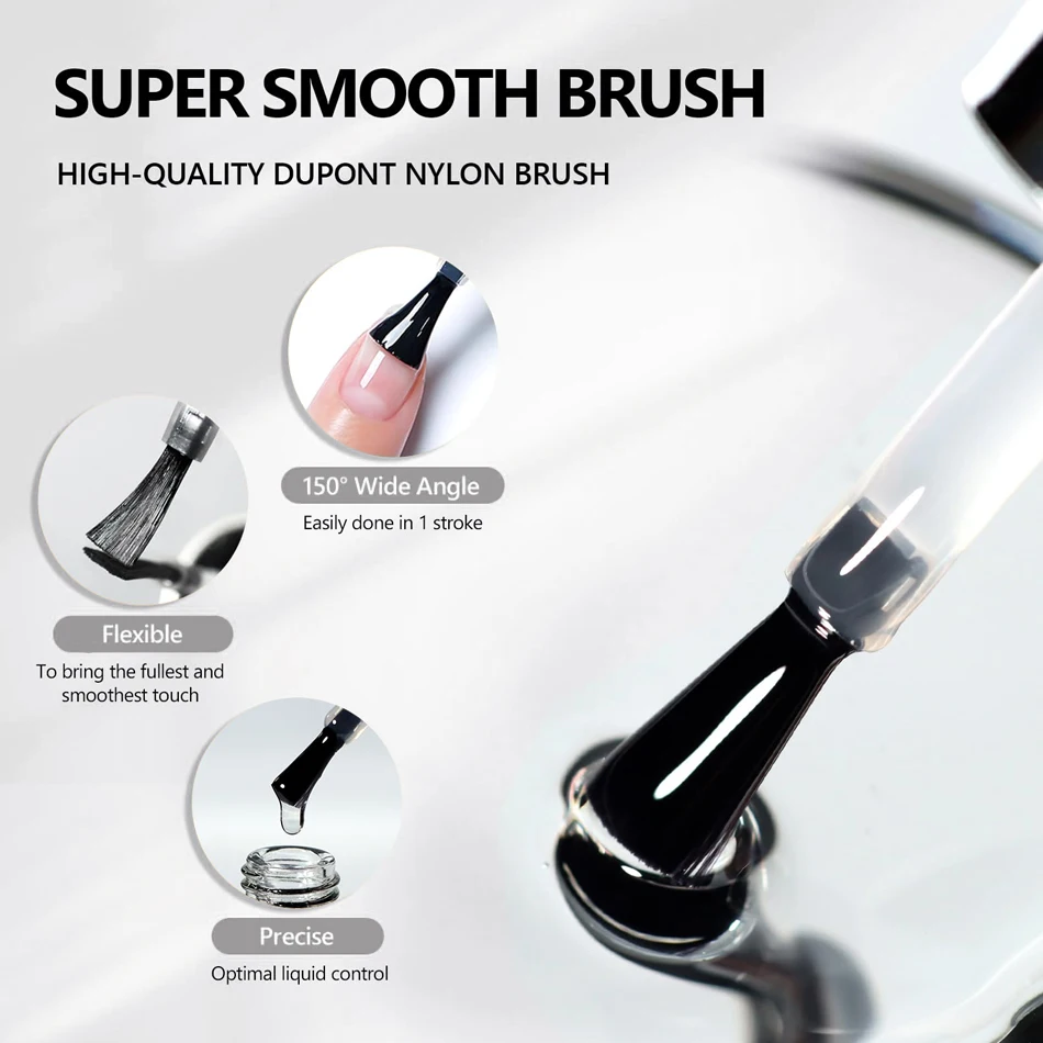 CHUNSHU UpgradesTempered Top Coat 15ml Long Wear No Wipe Titanium Top Gel Varnish Sealing For Manicure Super Shining Diamond Top 4