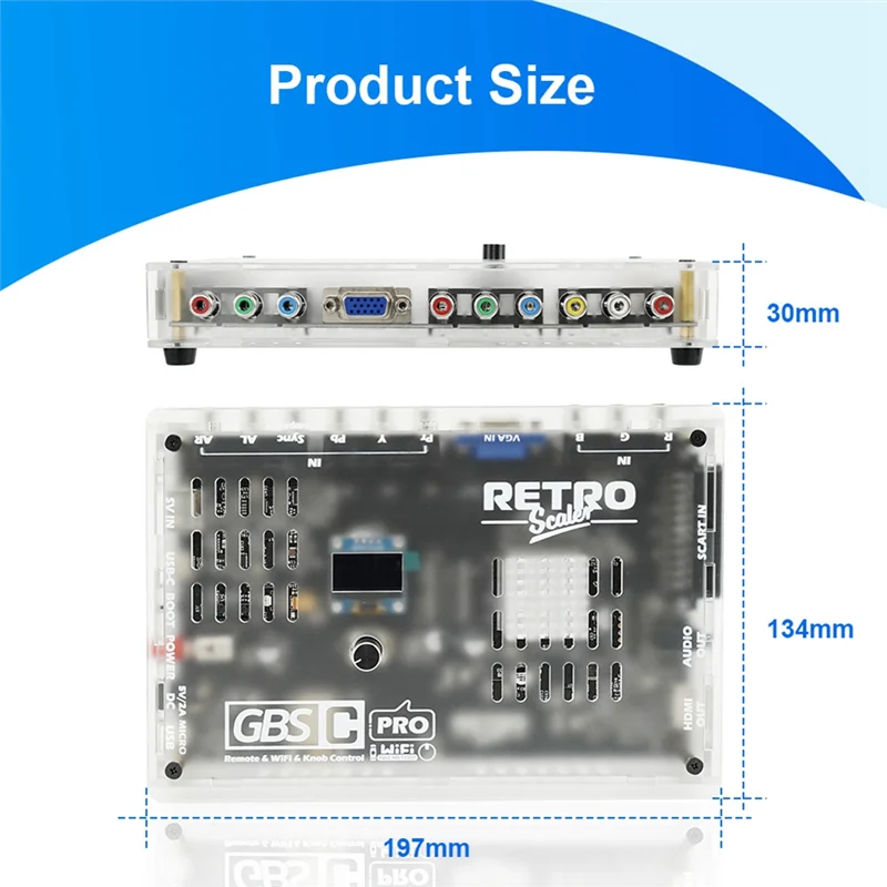 Retroscaler GBSC Pro GBS Control GBS Control PRO Scart RGBS Ypbpr