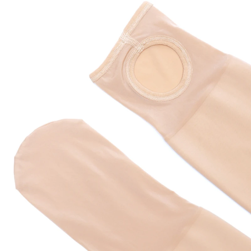 New Pregnant Women Pants Winter Fleece Lined Leggings Warm Pantyhose Adjustable Abdomen Supporting Skin Color Skin 40-75kg