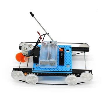 DIY 탱크 모델 수제 장난감, 창의적 과학 물리 기즈모 조립 키트, 어린이 퍼즐 학습 장난감, 1 개