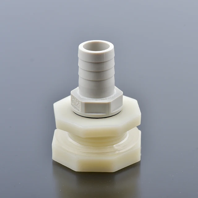 1 Beállítja Az Abs 1/2 "3/4" Tömlő Illesztését 12 Mm -Es 16 20 Szögesdrót Akvárium -Vízelvezető Szerelvények Vízadapter Csőszerelvények