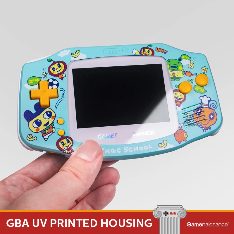 GBA Custom UV Printed Shells for GAMEBOY Advance IPS LCD Housing