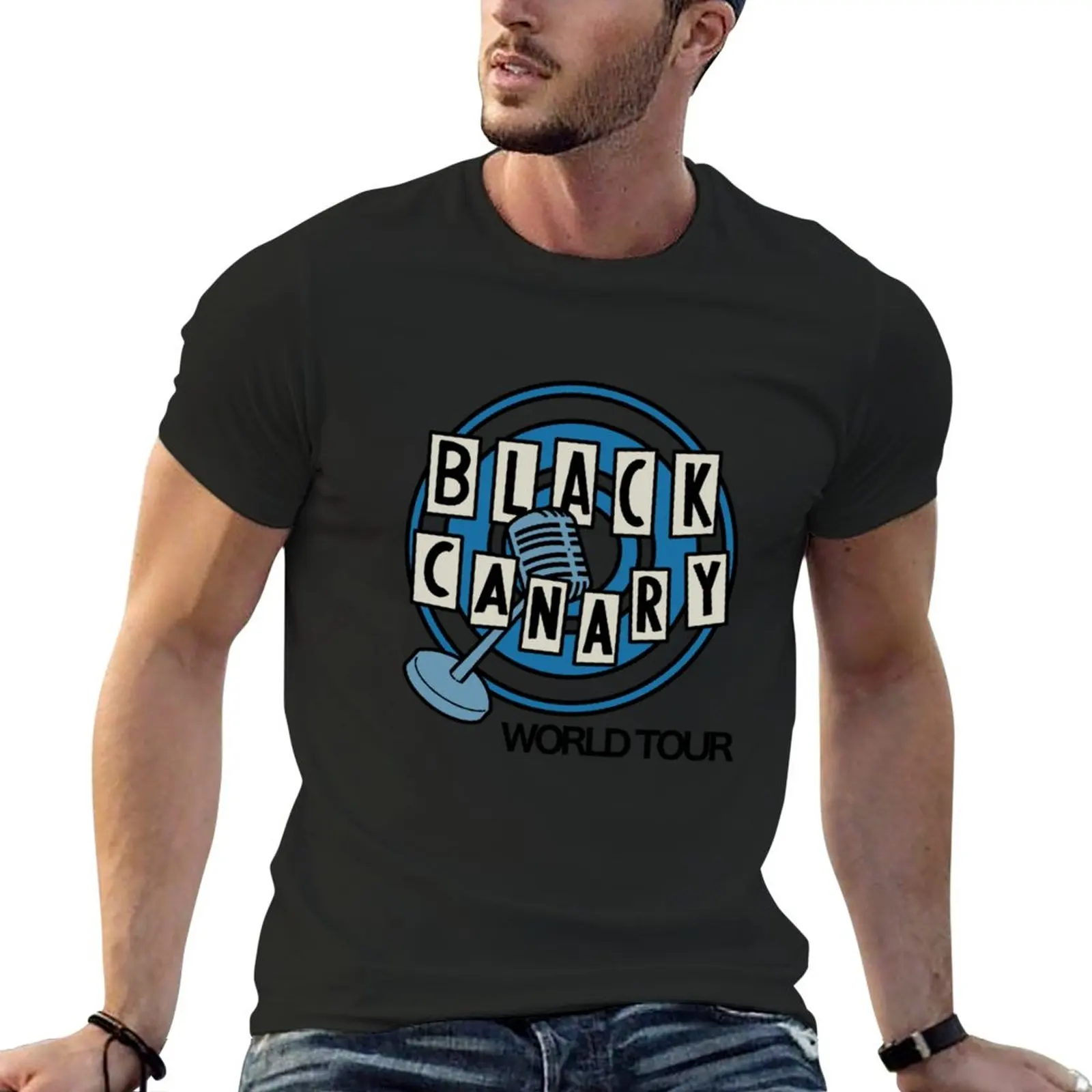 New Nightwing 80 Black Canary world tour T-Shirt t-shirts man Anime t-shirt sublime t shirt Blouse mens graphic t-shirts pack