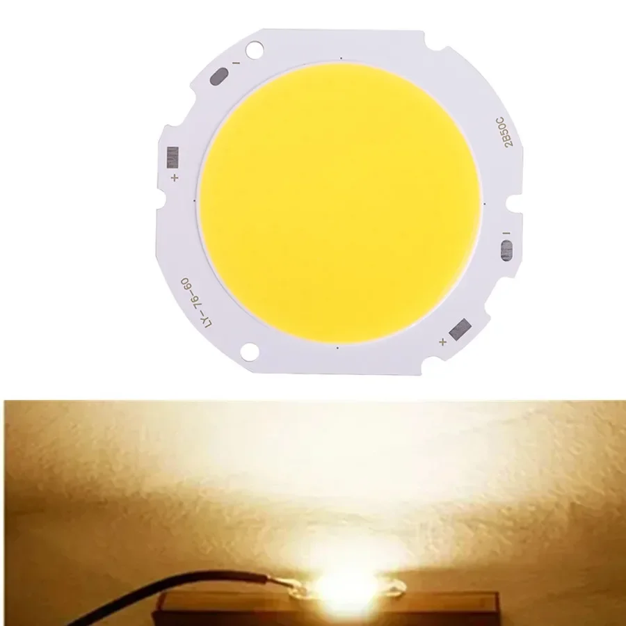 Description Picture 5 of itemHigh Power LED COB Chip 7660 Light Source DC30V150V for Down Light Bulb Lamp 50W Cold White 5000LM For LED Flood Light Bulbs DIY