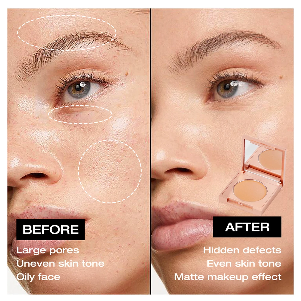 Lightweight Concealer Cream Natural Coverage Waterproof Long Lasting Smudge Proof Face Makeup Covers Dark Circles Blemishes_voghion.com