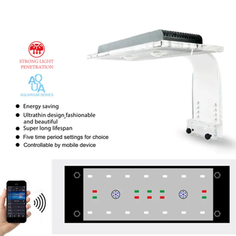 ZETLIGHT ZA-1201AI ZA1201 ZA1201WIFI LED light coral grow marine reef tank white blue aquarium fish tank SPS LPS color grow