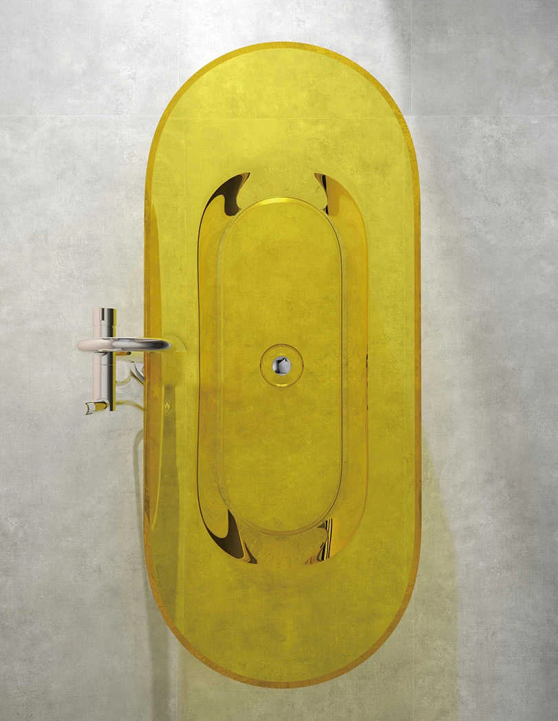 1500x750x550mm New Design Resin Freestanding Bathtub Online Celebrity Colored Transparent Muti-Sized Tub RS1038-1A 3