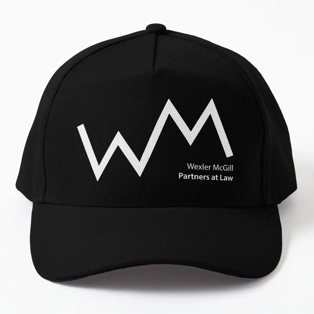 

Wexler McGill Partners at Law Logo from Better Call Saul series Baseball Cap black funny hat Golf Men Women's
