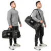 40L Sport Gym Bag Tactical Travel Duffel Bag For Men Fitness Duffel Bag Training Bag Basketball Weekender Bag Workout Deployment 6