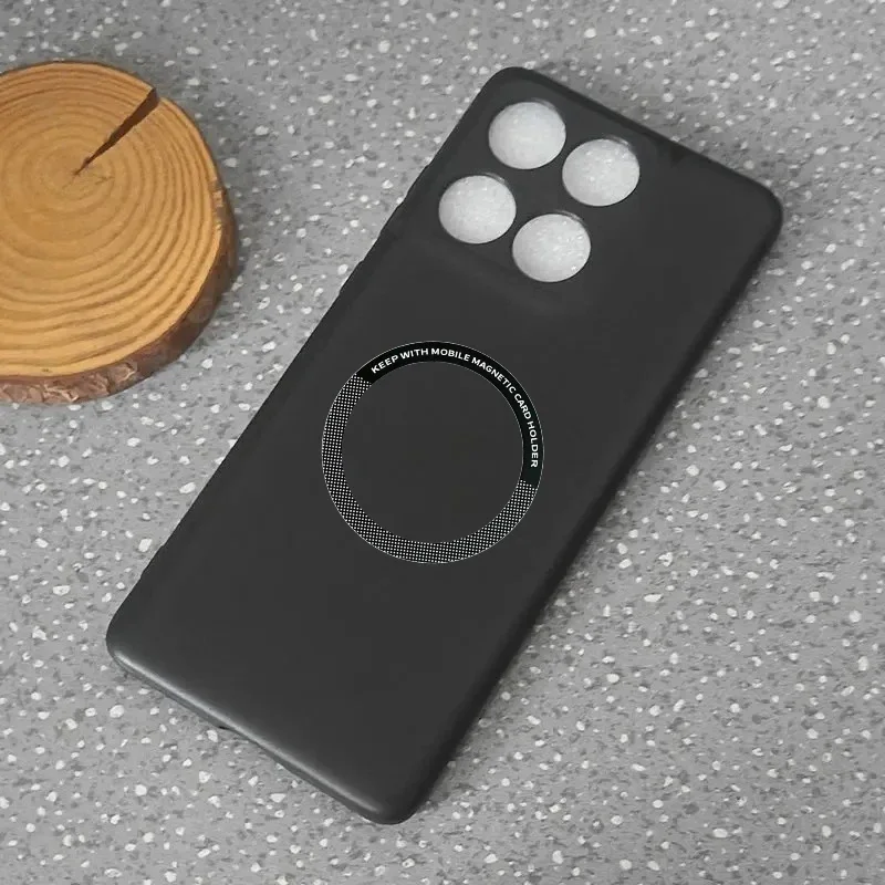 Ultra Thin Silicone Matte Anti-Drop Magnetic Shockproof Bumper Case