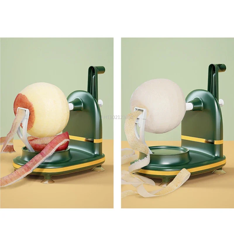 Apple Peeler 3 in 1 Stainless Steel Core Slice Cutter Hand-cranked Fruit Peeler Slicing Tools Kitchen Apple Slicer Corer Cutter