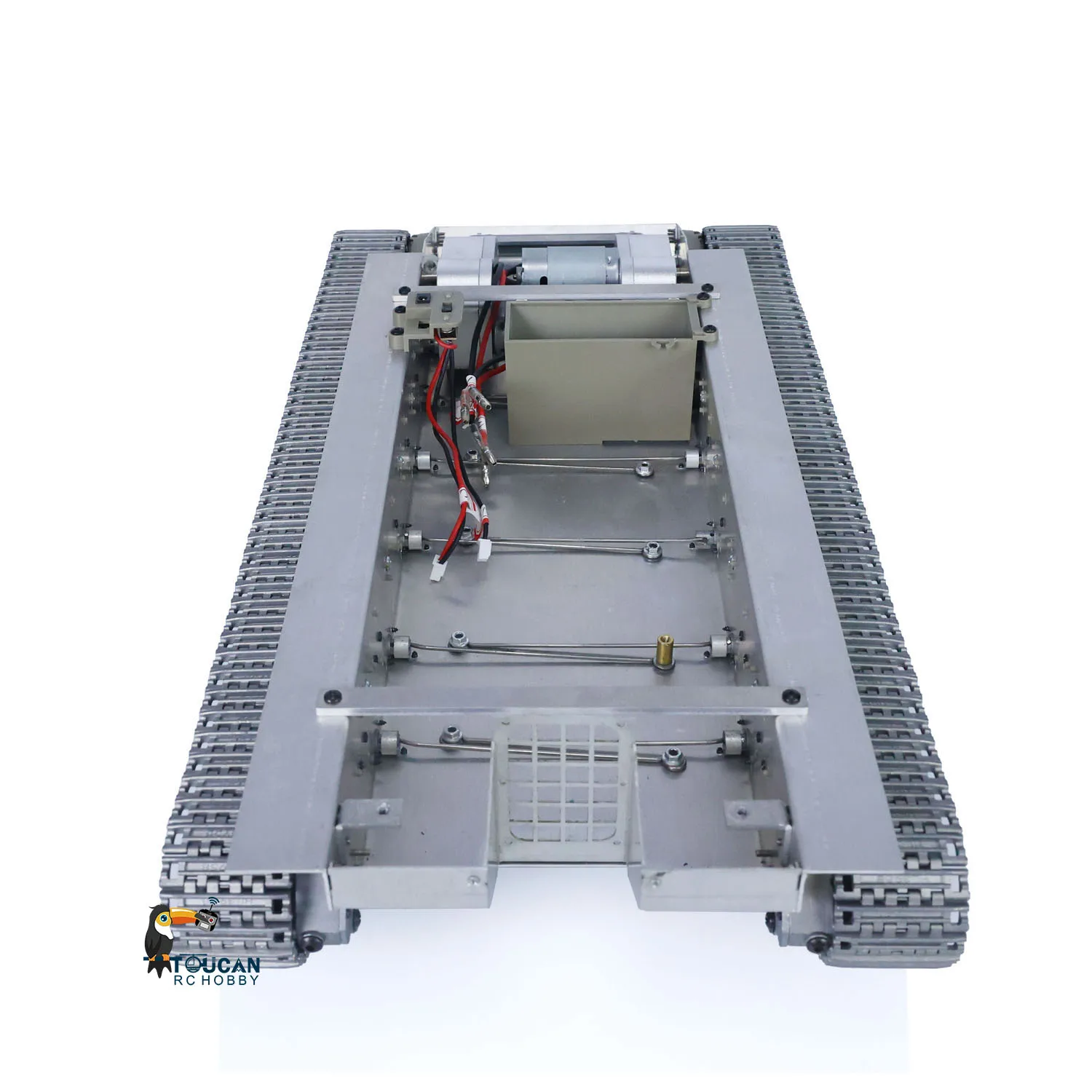 Metal Chassis Tracks Wheels With Sealed Gearbox Sprock Idles for 1/16 Heng Long 3958 RC Battle Tanks IDF Merkava MK IV TH22665 5