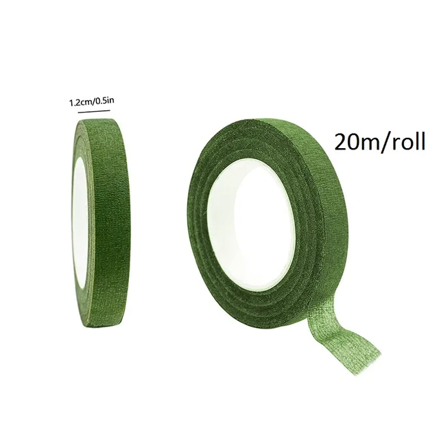Green Floral Tape Roll 2