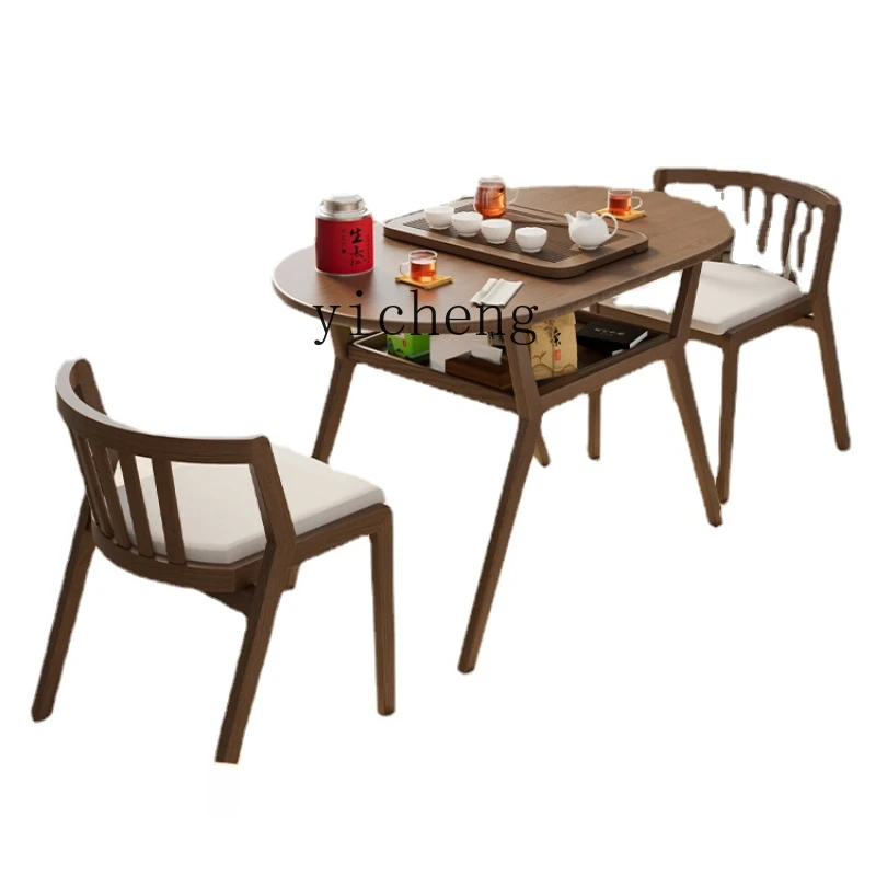 

Zc Balcony Table-Chair Set Drinking Tea Small Coffee Table Three-Piece Suit Suitable for Home Use