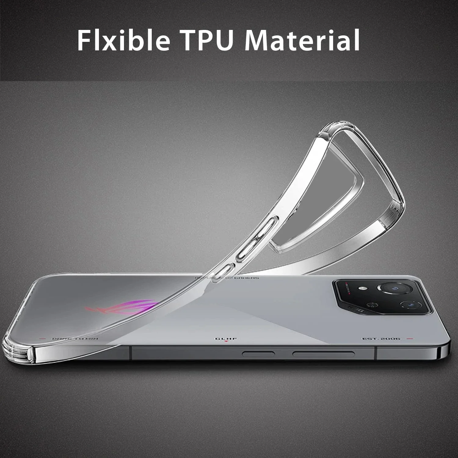 Soft TPU Transparent Phone Case, Protective Airbag Shockproof Cover