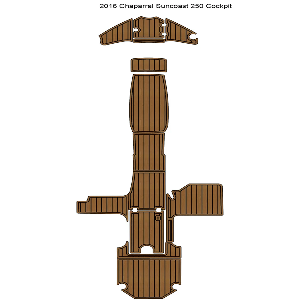 

2016, коврик для кабины Suncoast 250, коврик для лодки из искусственного тикового пеноматериала, напольный коврик