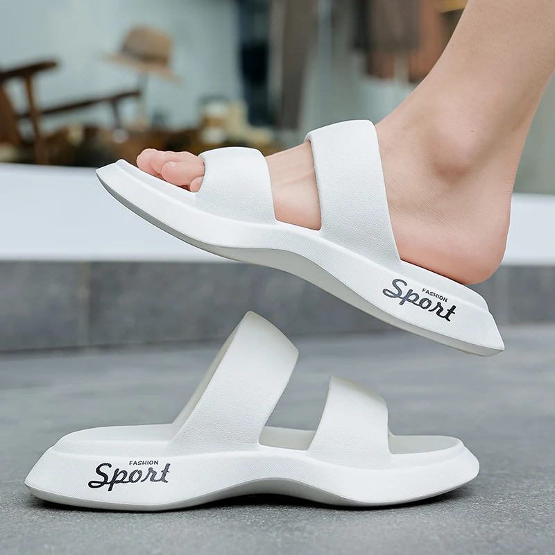 

New Stylish Summer Men Slippers Design Outdoor Sandals Beach Casual Shoes Male Slides Soft Women Indoor Slippers High Quality