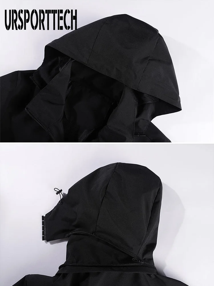 Fashion Clothing Coat Jackets Men Hooded Oversize Jacket