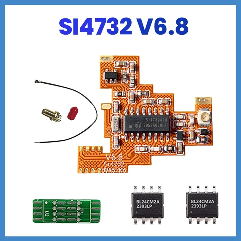 SI4732 V6.8 FPC Module 2X BL24CM2A 512KB Chip For Quansheng UVK5 K6 Shortwave Full Band/Single Sideband Reception