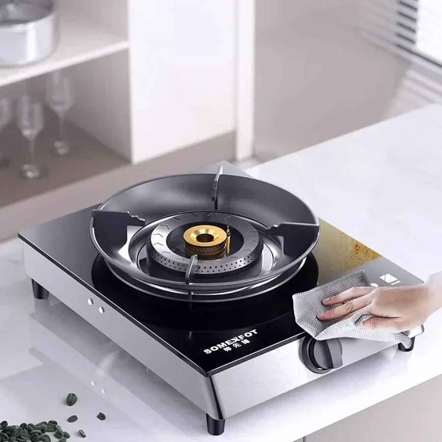 kitchen desktop single burner gas stove household  large fire natural liquefied gas old-fashioned new style Gas stove 5